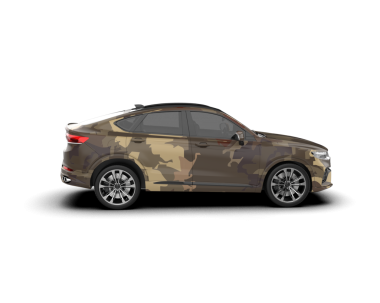 Beyaz arkaplandaki araba