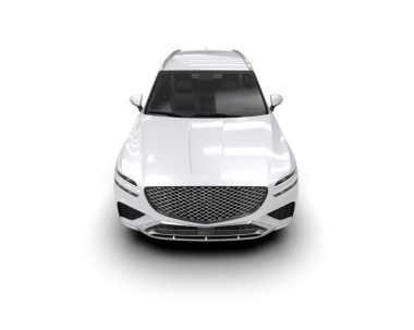 Beyaz arka planda izole edilmiş gerçekçi bir araba. 3d oluşturma