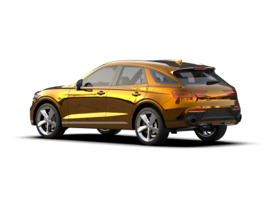 Modern lüks araba. 3 d