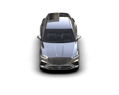 modern lüks araba siyah arka planda.