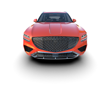 Beyaz arka planda lüks kırmızı spor araba 3 boyutlu.