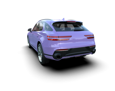 Aracın 3 boyutlu görüntüsü.