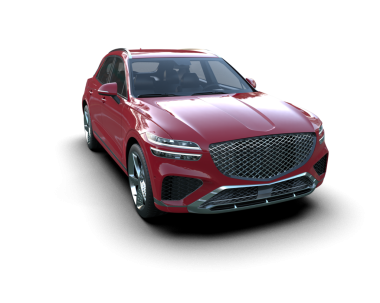 Gerçekçi kırmızı araba. 3d oluşturma