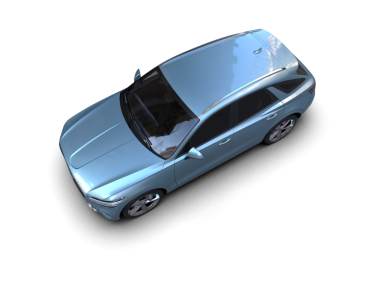 Siyah arka planda modern araba