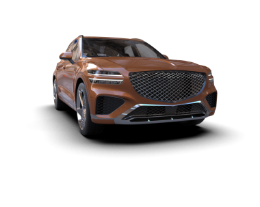 Arka planda lüks bir araba. 3d oluşturma.