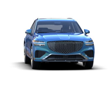 Modern tasarımı olan bir araba.