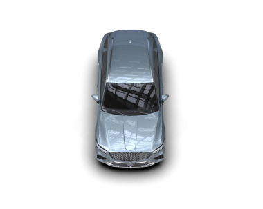 Siyah arkaplanda bir araba.