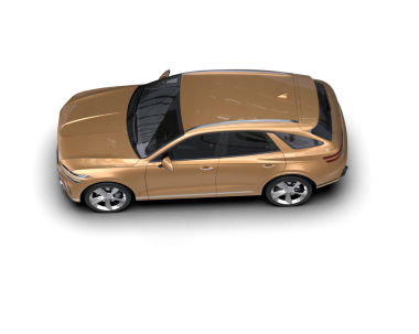 beyaz arkaplanda modern araba