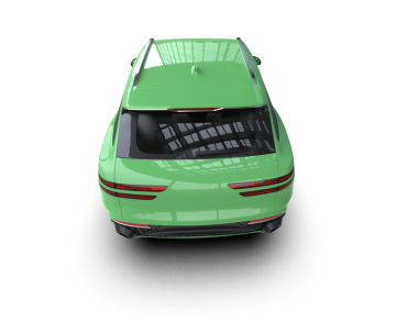 3 boyutlu markalı, daha az genel bir pikap araba.