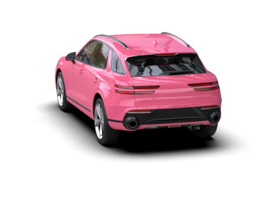 pembe modern spor araba