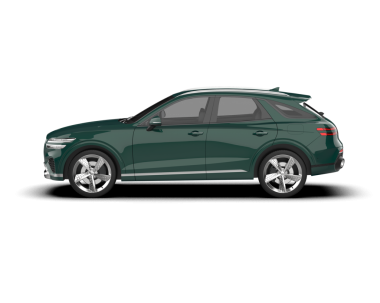 Arka planda izole edilmiş gerçekçi bir SUV aracı. 3D görüntüleme - illüstrasyon