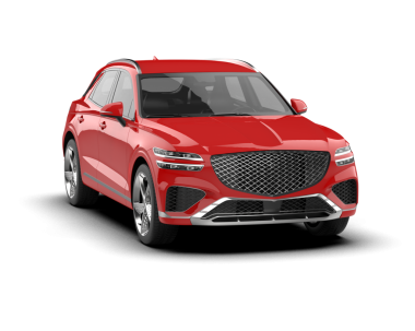 Modern kırmızı araba beyaz arka planda izole edilmiş. 3 Boyutlu Hazırlama