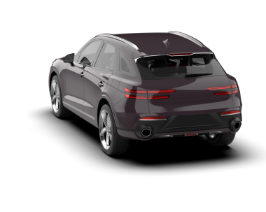 modern lüks araba beyaz arka planda izole edilmiş