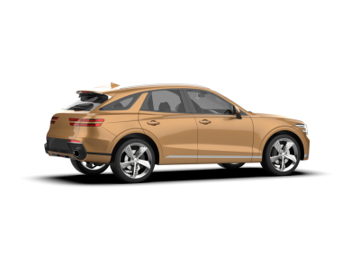 modern SUv beyaz arkaplanda izole edildi 3 d illüstrasyon