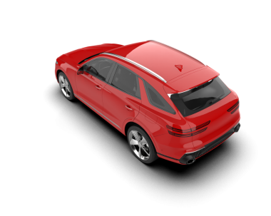 modern araba beyaz üzerine izole