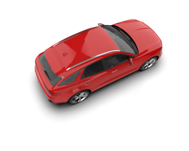 beyaz arkaplandaki modern araba 3 boyutlu görüntüleme