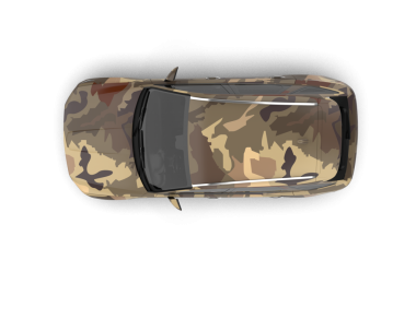 Beyaz arkaplandaki bir arabanın vektör çizimi