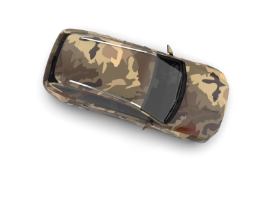 araba beyaz arkaplanda izole edildi