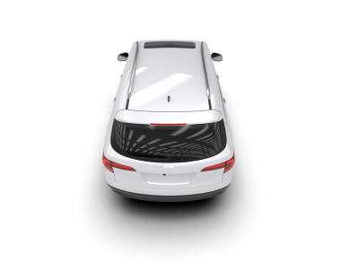 beyaz arkaplanda izole edilmiş araba 3 d illüstrasyon