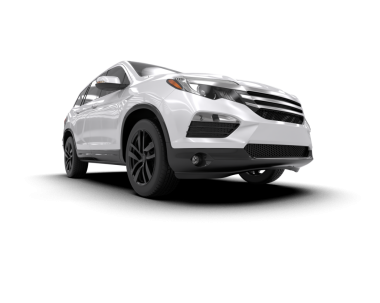 Modern lüks araba. Beyaz arka planda izole edilmiş. 3d illüstrasyon.