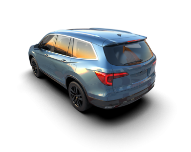 SUv siyah arkaplanda izole edildi