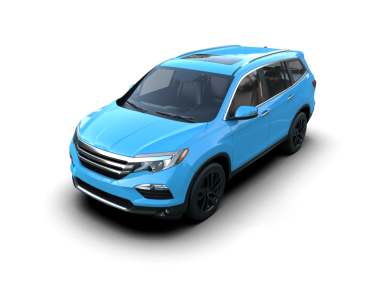 modern SUv siyah arkaplanda izole edildi