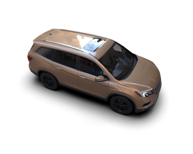 SUv beyaz arkaplanda izole edildi. 3d görüntüleme - illüstrasyon