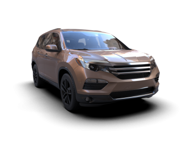 Siyah bir atölyenin arka planında 3 boyutlu bir SUV çizimi.