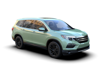 Bir markanın 3 boyutlu görüntülenmesi - daha az jenerik SUv siyah arkaplanda izole edildi