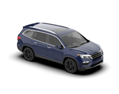 Modern araba arka planda izole edilmiş. 3D görüntüleme - illüstrasyon