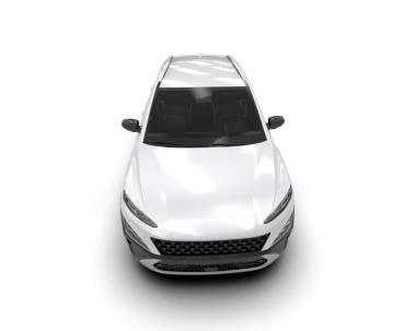 - Araba. modern araç. Beyaz arkaplanda izole edilmiş 3d