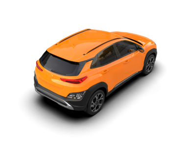 modern kompakt araba beyaz arkaplanda izole edildi.