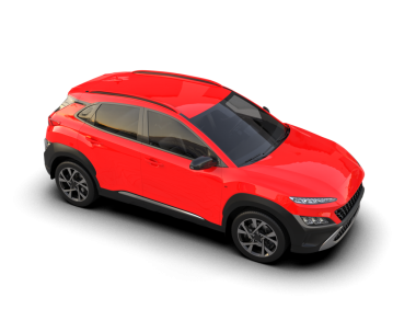 şeffaf arkaplan üzerinde modern SUV araba   