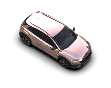 Beyaz arkaplanda bir SUV 'un 3 boyutlu resmi