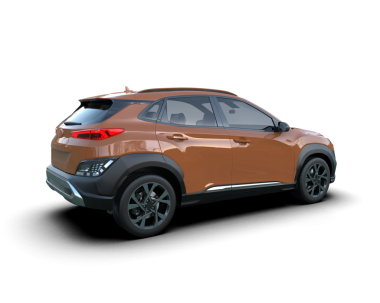 arkaplanda izole edilmiş araba, 3D görüntüleme - illüstrasyon