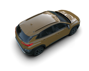 modern SUv beyaz arkaplanda izole edildi