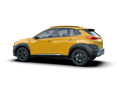 Modern kompakt bir arabanın 3 boyutlu çizimi