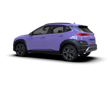 Modern araba beyaz arka planda izole edilmiş 3 boyutlu - 3 boyutlu