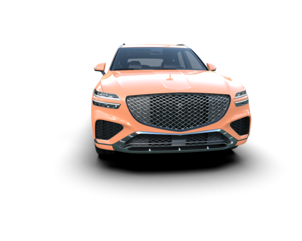 Arka planda izole edilmiş modern lüks araba. 3d illüstrasyon