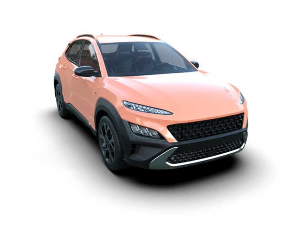 Araba arka planda izole. 3D görüntüleme - illüstrasyon