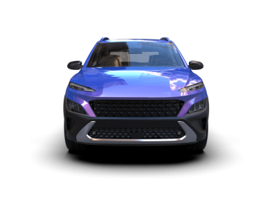 Modern SUV arka planda izole edildi. 3D görüntüleme - illüstrasyon