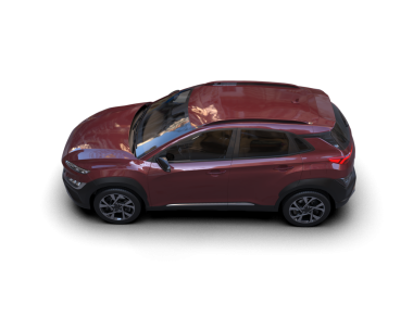 Siyah arkaplanda kırpma yolu olan bir arabanın 3 boyutlu görüntüsü