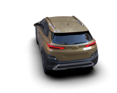 modern otomobil arka planda izole edildi