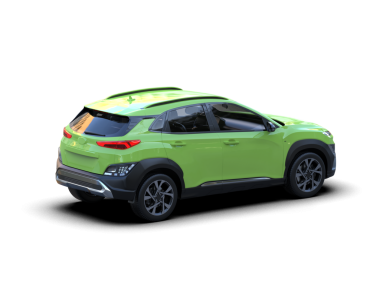 Bir markanın 3 boyutlu görüntülenmesi - daha az genel SUv beyaz arkaplanda izole edildi