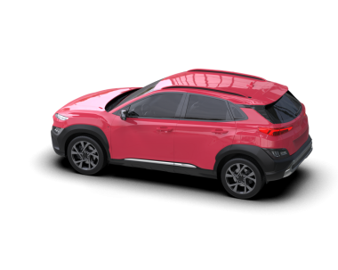 beyaz zemin üzerinde modern araba 3 d illüstrasyon