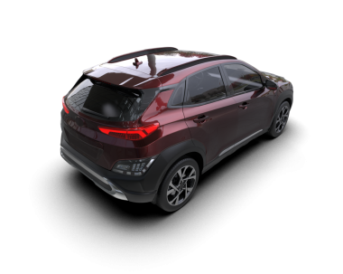 Siyah arkaplanda bir araba