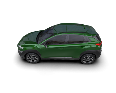 Modern yeşil cip beyazdan izole edilmiş. 3d oluşturma