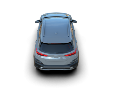 Araba beyaz arka planda izole edilmiş. 3d illüstrasyon