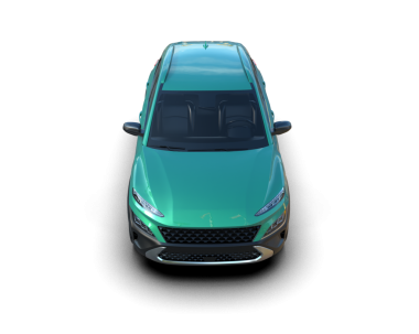 Beyaz arka planda modern lüks bir araba. 3d illüstrasyon