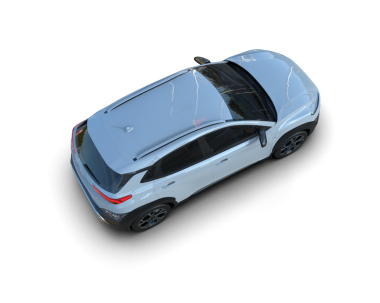 Siyah arkaplandaki araba 3 boyutlu görüntüleme